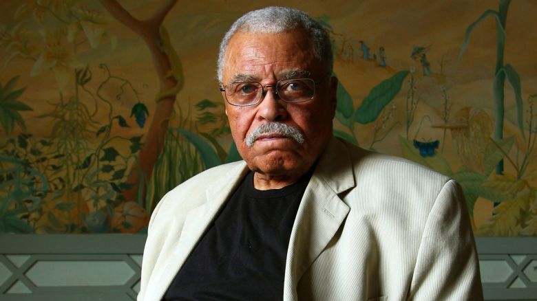 FILE - In this Jan. 7, 2013 file photo, actor James Earl Jones poses for photos in Sydney, Australia. James Earl Jones will be recognized for his voiceover career. Jones who is currently starring on Broadway in a revival of “You Can’t Take It With You” will be honored with his award Sunday night at the Museum of the Moving Image. (AP Photo/Rick Rycroft, File)