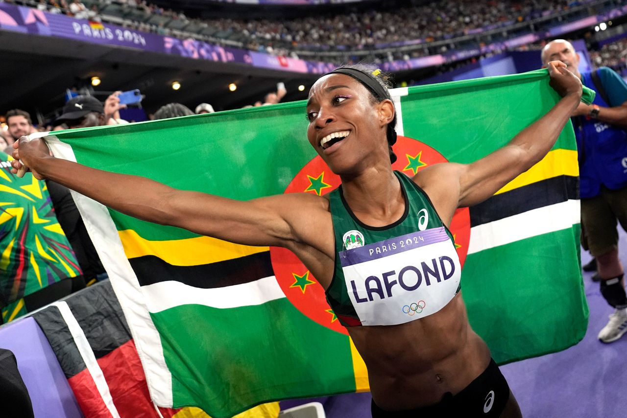 LaFond celebrates after winning the gold medal. 