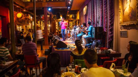 FFNX1A Rio Escenarium. Restaurant ,  the best live music and  Samba. Lapa District. Rio de Janeiro. Brazil