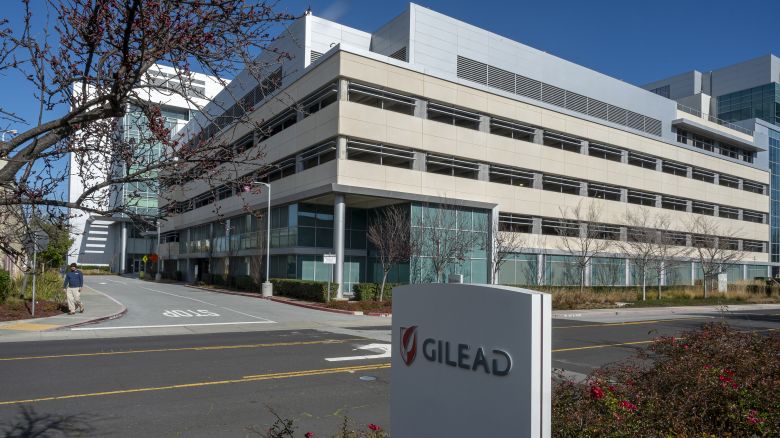 The Gilead headquarters in Foster City, California, US, on Monday, Jan. 29, 2024. Gilead Sciences Inc. is scheduled to release earnings figures on February 6. Photographer: David Paul Morris/Bloomberg via Getty Images