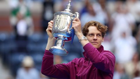 Jannik Sinner wins his second grand slam singles title.