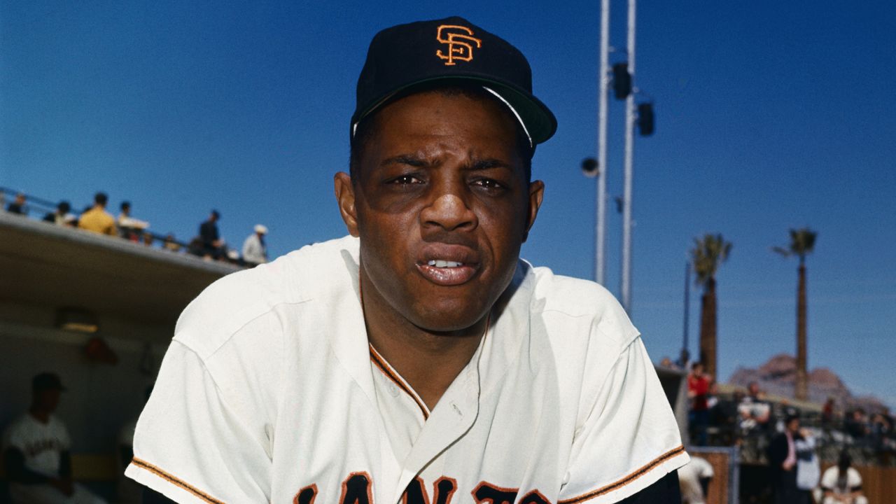 (Original Caption) Willie Mays, San Francisco outfielder is shown at Spring Training in Phoenix.