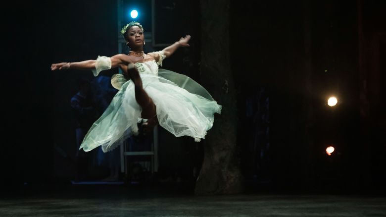 Michaela DePrince performs 'Giselle' with the English National ballet at the Coliseum in London, England on January 13, 2017.