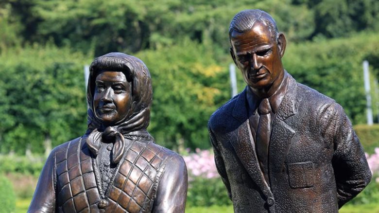 Sculpture of Her Late Majesty Queen Elizabeth II unveiled in Antrim Castle Gardens