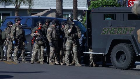 Santa Clara County Sheriff’s department is seen during a raid.