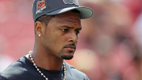 Browns quarterback Deshaun Watson during an NFL preseason game on August 17