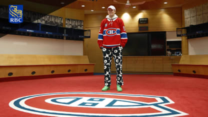 Laine visits the Bell Centre