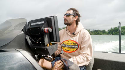 Fishing with Connor Hellebuyck