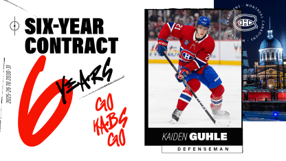 Six-year contract extension for Kaiden Guhle