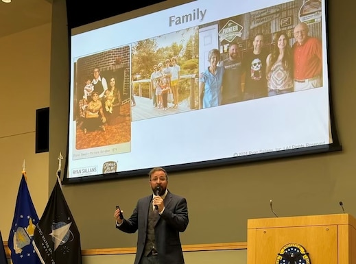 Defense Logistics Agency Troop Support partnered with the Naval Supply Systems Command Weapon Systems Support to celebrate Pride Month on June 27. Ryan Sallans, a specialist in the fields of orientation and gender development, served as the keynote speaker.