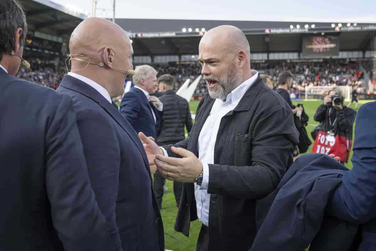 Anders Holch Povlsen under fejringen af FC Midtjyllands mesterskab i 2024. Klubben er ejet af ham gennem investeringsselskabet Heartland.