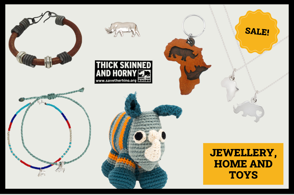 Sale: Bracelets, rhino toys, keyrings and more