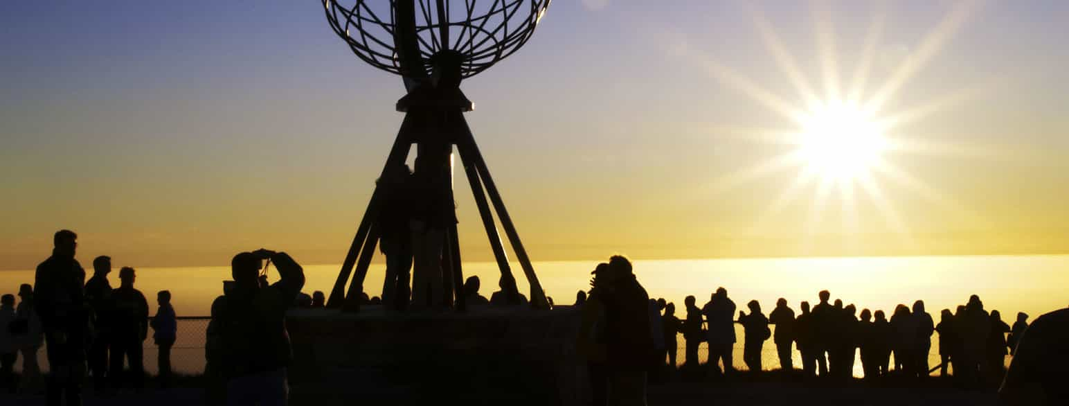 Midnattssol på Nordkapp