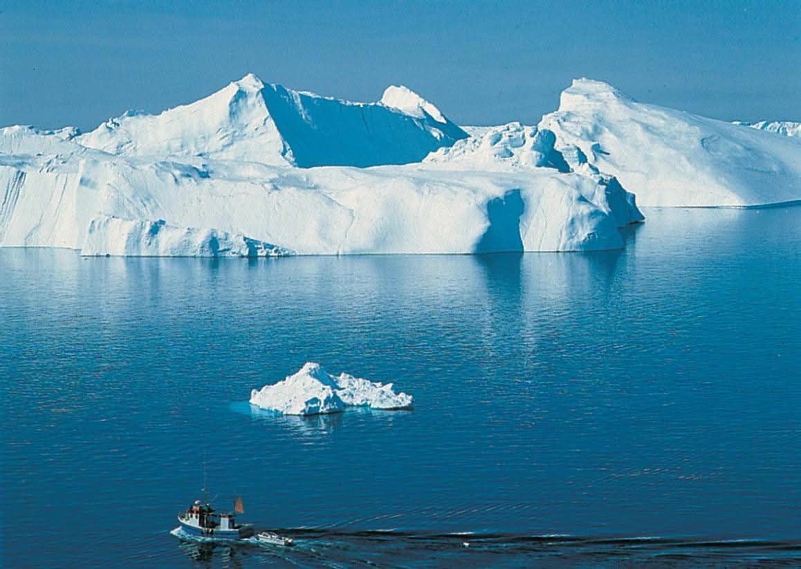 Fiskebåt i Disko Bugt