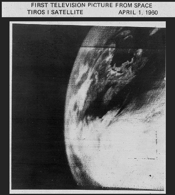 Et av de første bildene fra TIROS-1-satellitten