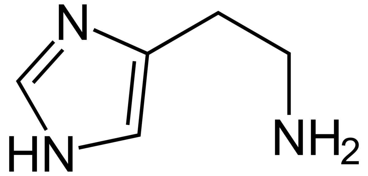 Histamin strukturformel