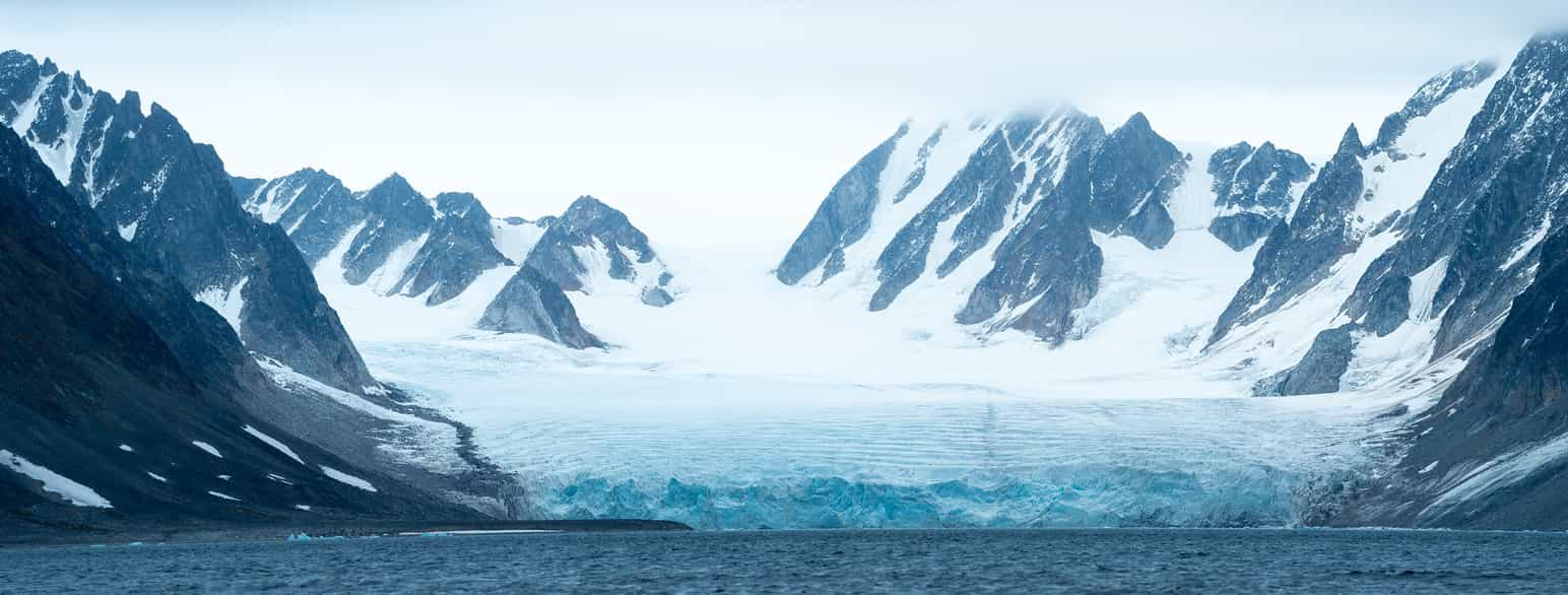 Monaco-breen på Svalbard