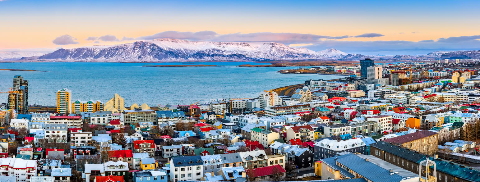 Reykjavik er hovudstaden på Island