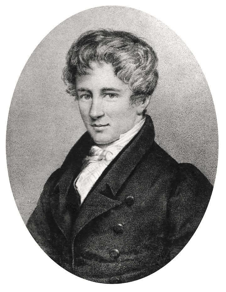 Kulltegning av Niels Henrik Abel