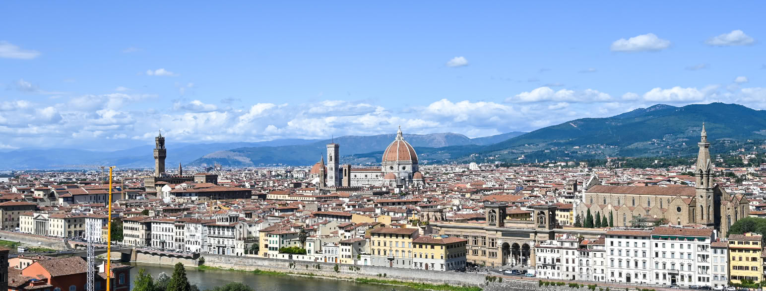 Bykjernen i Firenze, Italia.