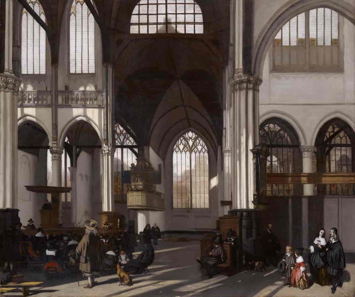 Interieur van de Oude Kerk