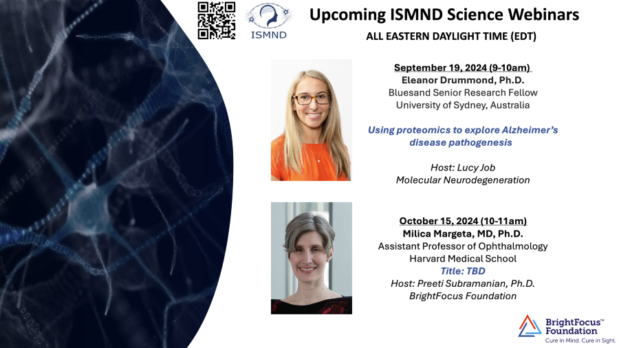 ISMND Webinar Series