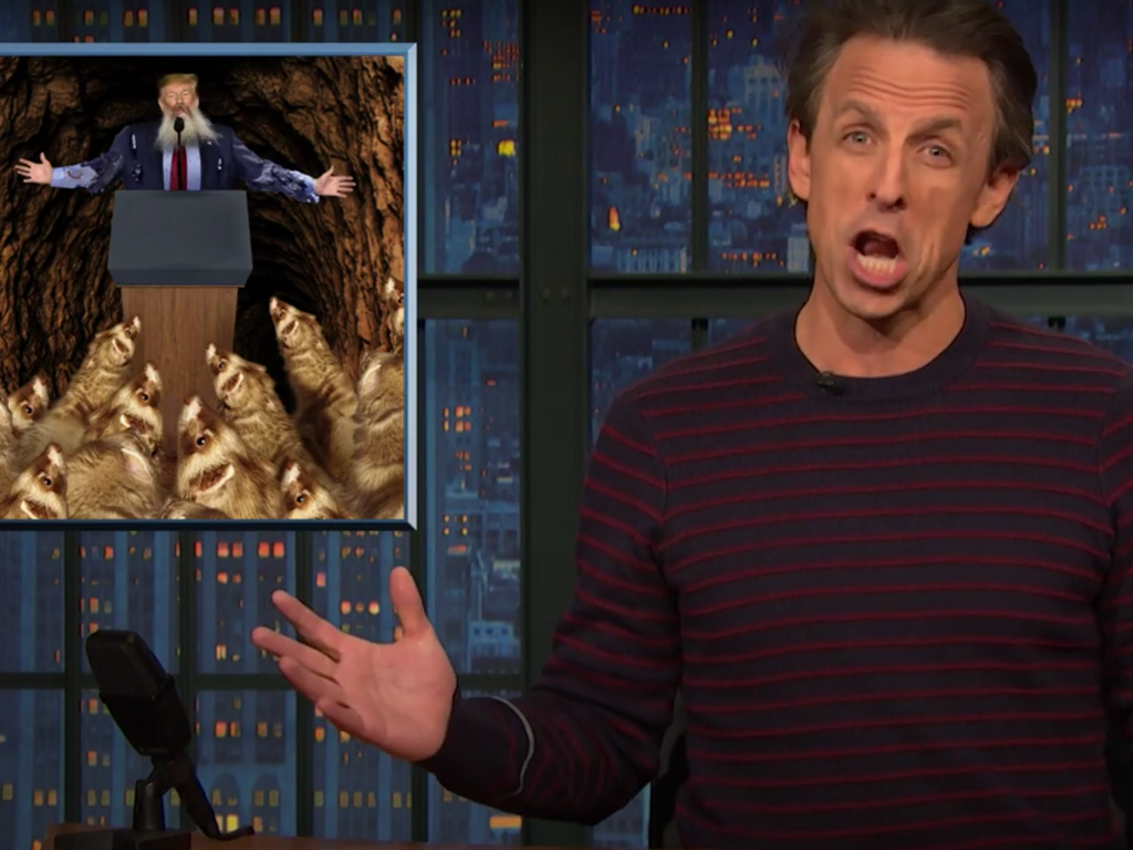 Poor Trump Might Have to Go “Live in the Woods,” Seth Meyers Smirks