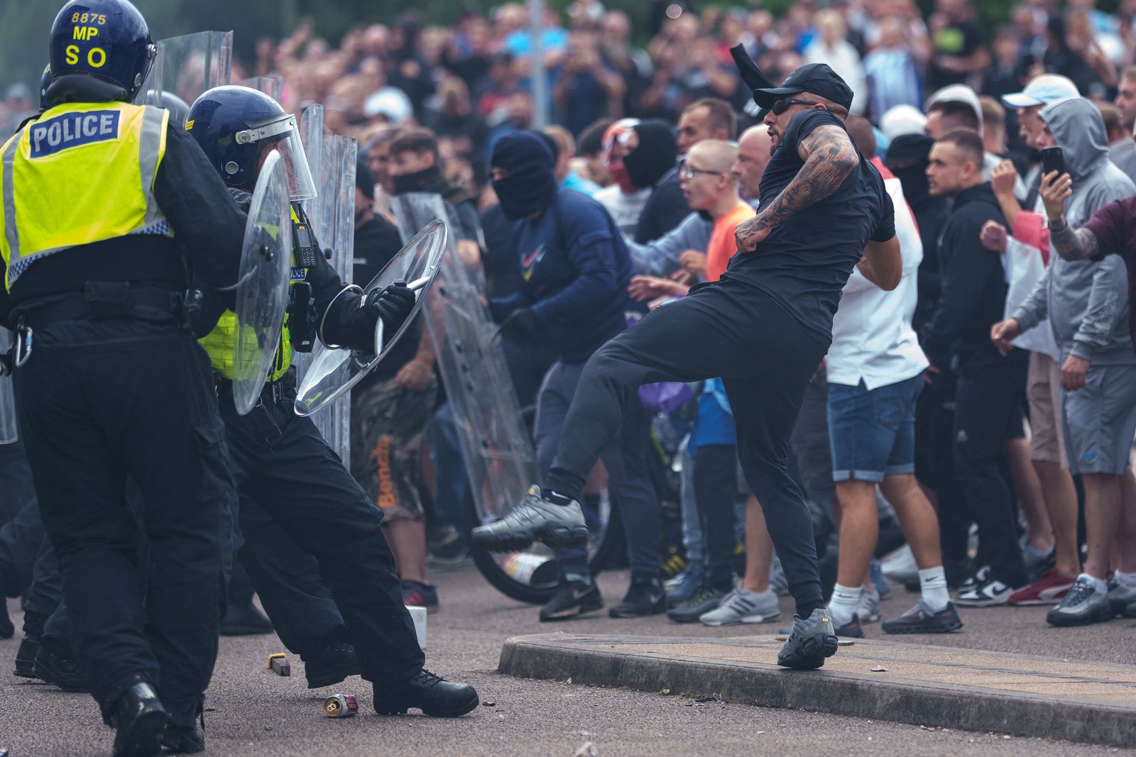 Un affrontement entre meutiers et forces de l'ordre.