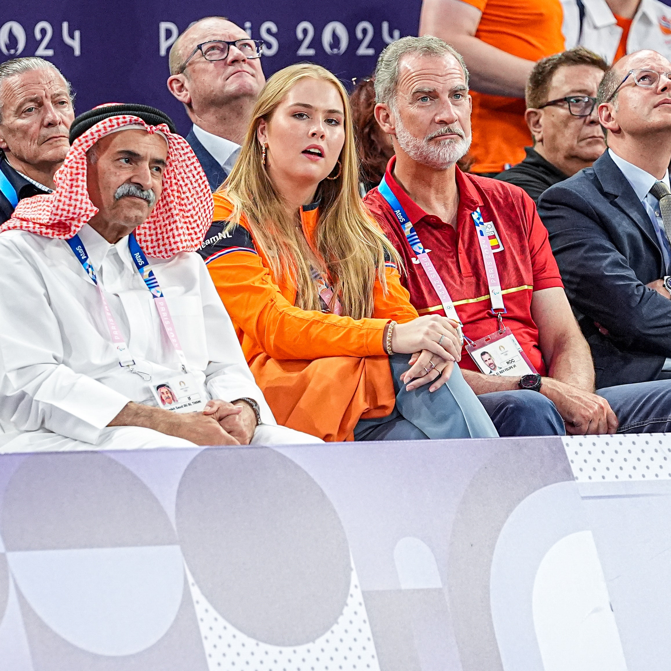 Amalia des Pays-Bas, supportrice de choc au basket 3x3… avec Felipe d'Espagne