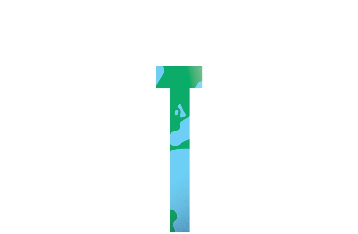 illustration of the letter T