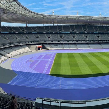 The Purple Track at the 2024 Summer Olympic Games Has a Secret Ingredient