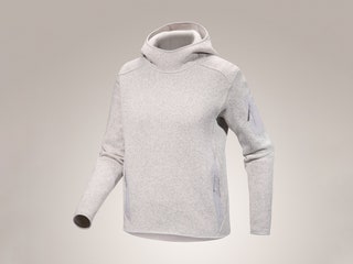 Grey hoodie with long sleeves