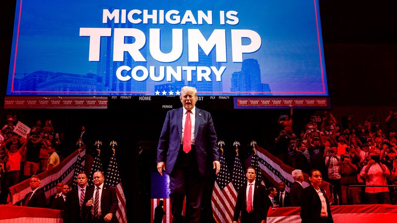 Donald Trump's Ground Game in Michigan Is Mostly Glitchy Apps and Vibes