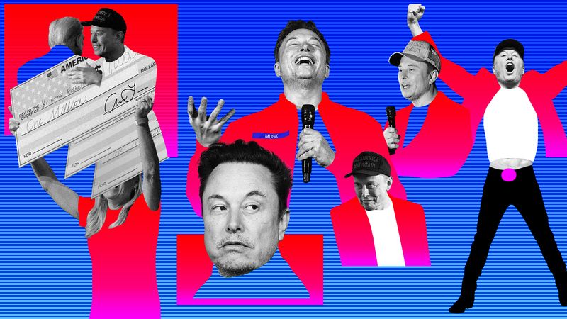 A Recent Timeline of Elon Musk Going All In on Trump