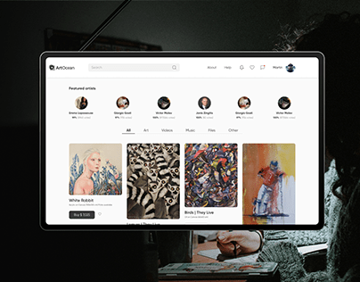 Web platform for creatives