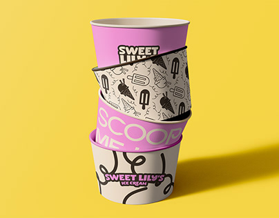 SWEET LILY'S ICE CREAM | LOGO DESIGN & BRAND IDENTITY