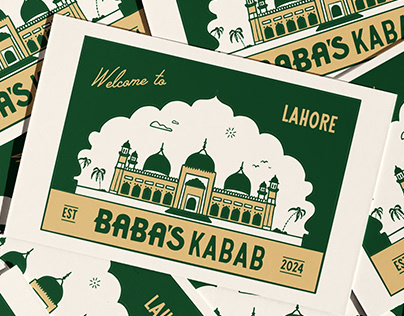 Brand Identity for Restaurant Baba's Kebab Shop