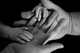 Hands — an anonymous picture of a family