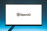 A computer screen with the words “Open AI”