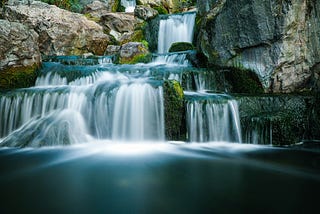 A beautiful waterfall