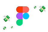 This is an image of the Figma logo with money emojis