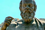 Statue honoring Socrates