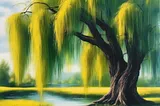 Whispers of the Willow Weeping in the Wind