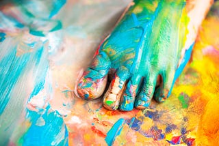 Finger Painting Through Life