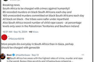 Is South Africa to be Charged with Crimes Against Humanity?