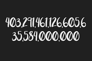 There are 403,291,461,126,605,635,584,000,000 different ways to arrange all the letters of the…