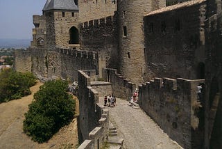 Author’s photo of Carcassonne Castle in France