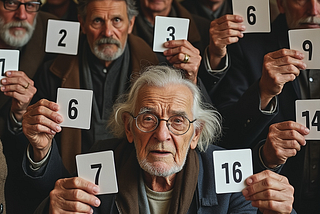 Old people counting down to extinction.