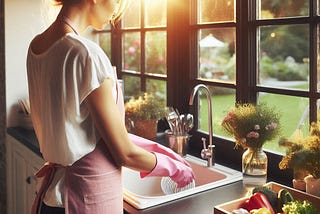 Doesn’t Matter Who Washes the Plates or Cleans at Home