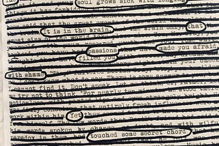 Blackout Poetry is My Jam